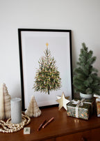 Christmas Tree Wall Art Print