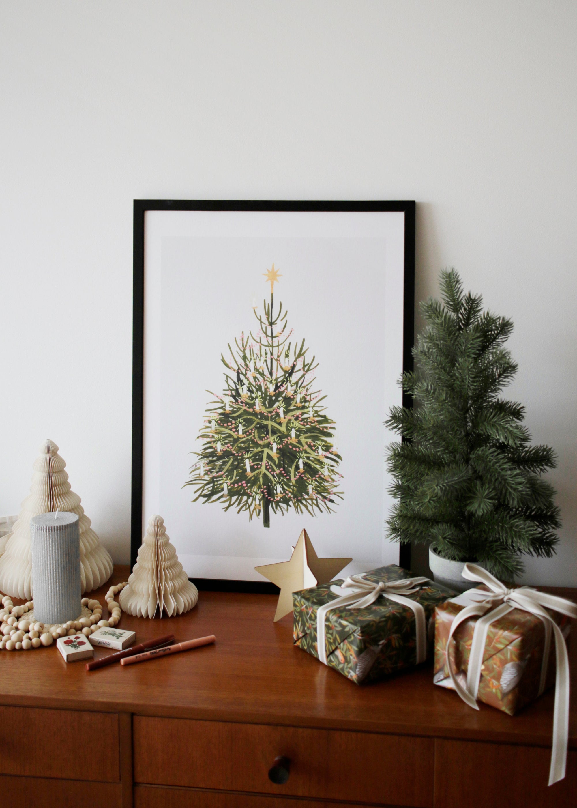 Christmas Tree Wall Art Print