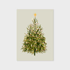 Illustrated Christmas Tree Print