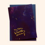 Galaxy Christmas Card - “Brightly Shining”