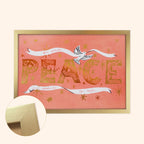 PEACE Christmas Art Print