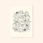 Floral Self Care Print - The Brighter You Bloom