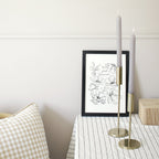 Flower Line Art Love Print - Just Because I Love You