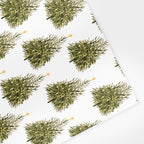 Christmas Tree Pattern Wrapping Paper Sheet