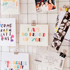 Rainbow Lettering “Proud of You” Card