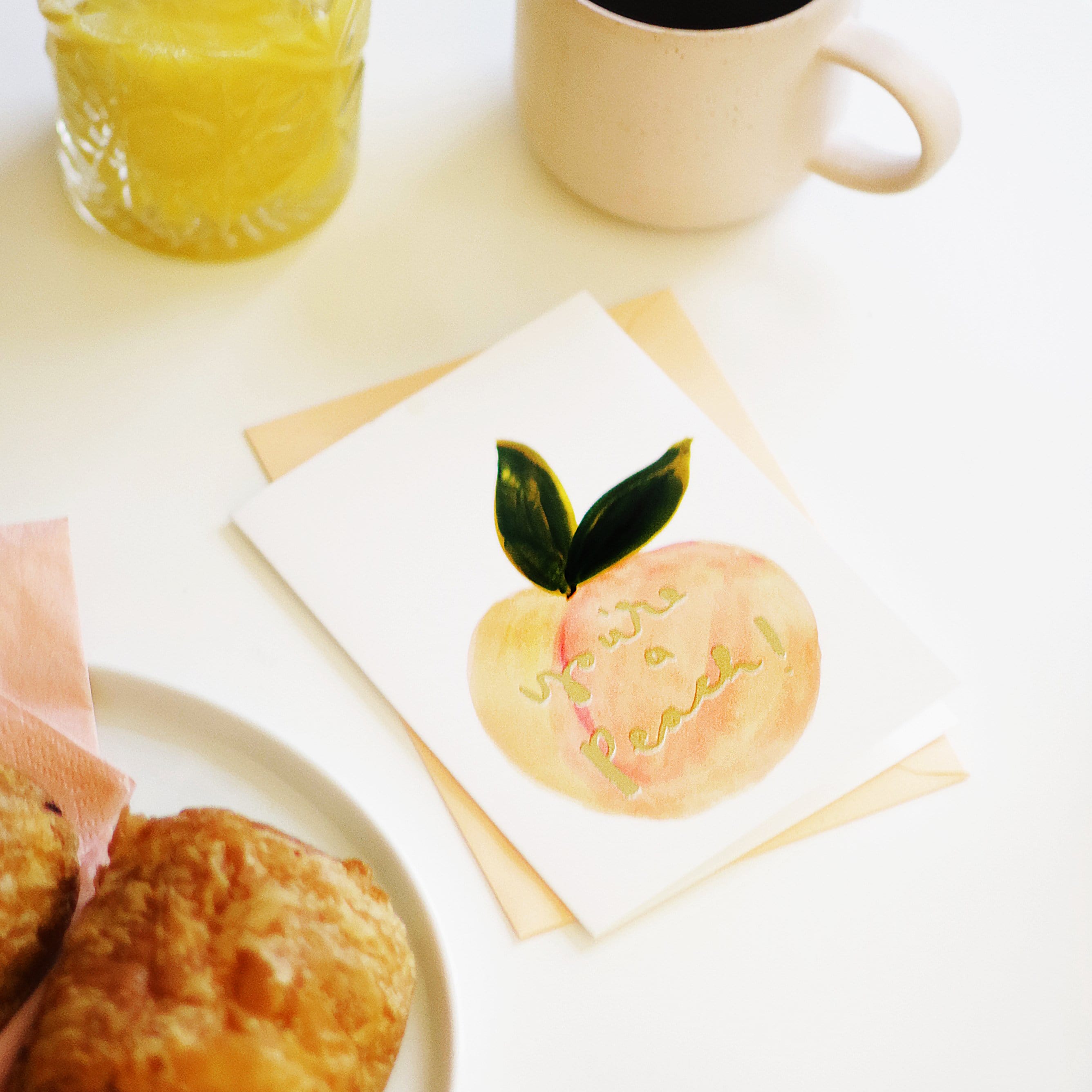 You’re a Peach Greetings Card