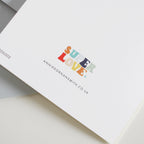 Rainbow Lettering Birthday Card