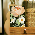 Black Floral Love Card - “You are So Loved”