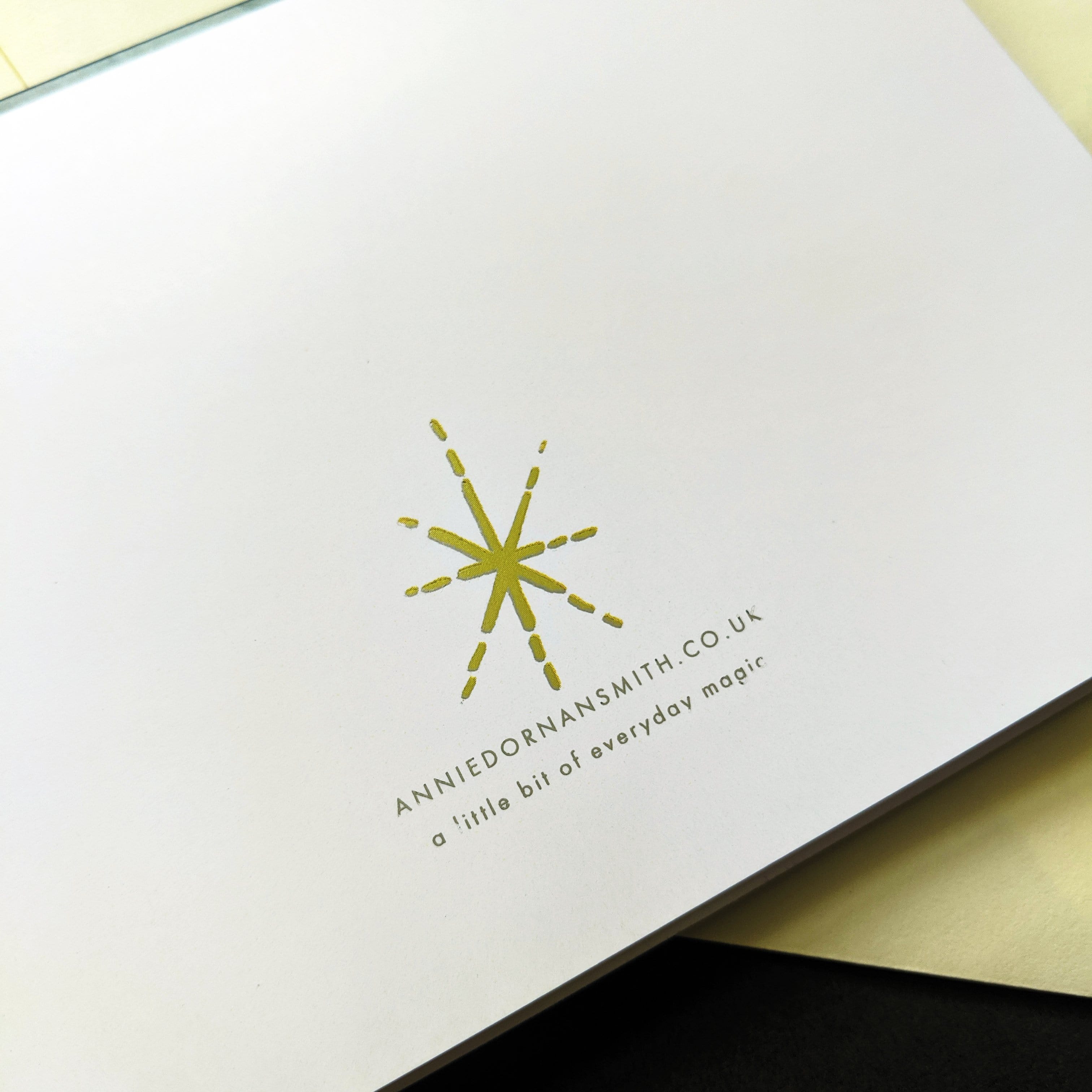 JOY Gold Typography Christmas Card