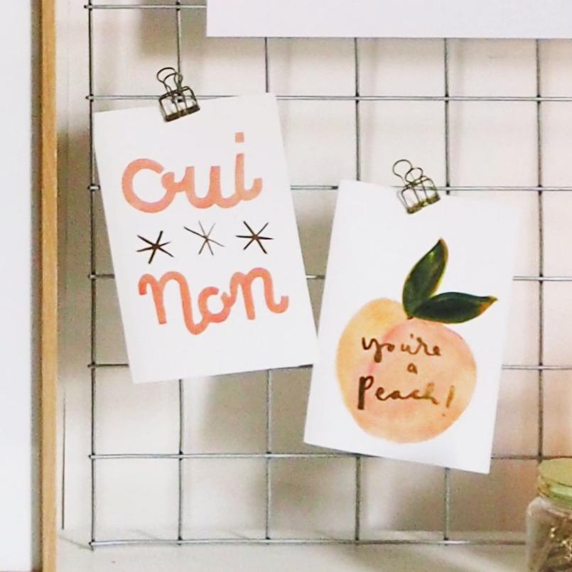 Oui Non French “Just Because” Card