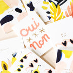 Oui Non French “Just Because” Card