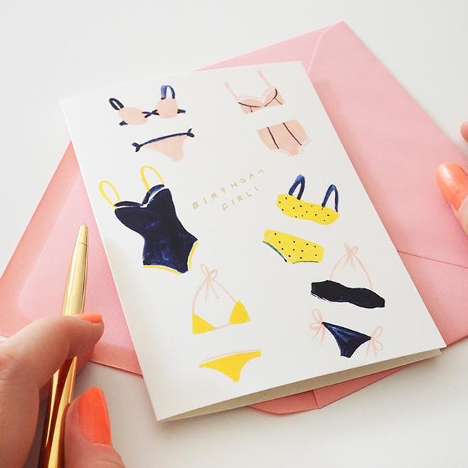 “Birthday Girl!” Summery Birthday Card
