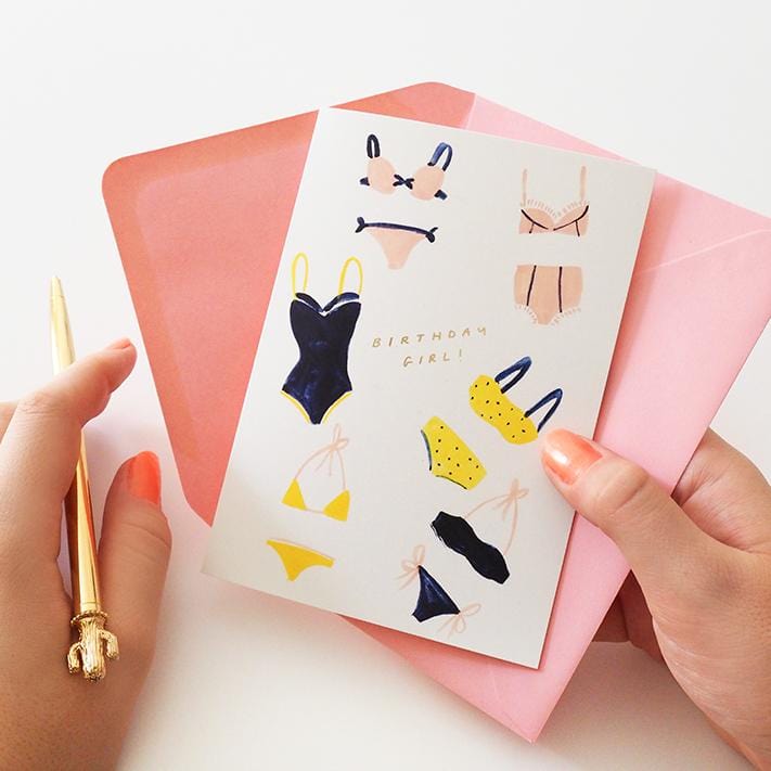 “Birthday Girl!” Summery Birthday Card