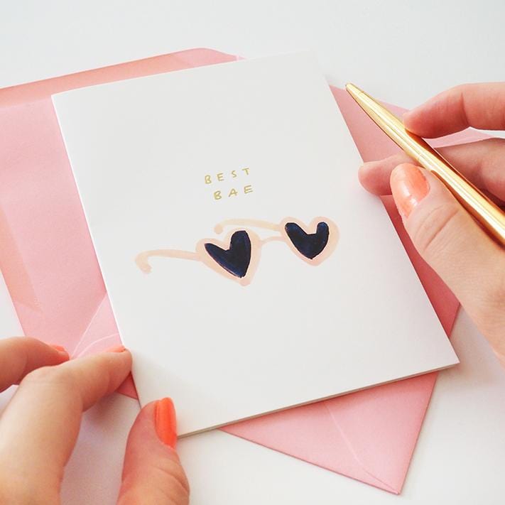 Best Bae Galentines Card