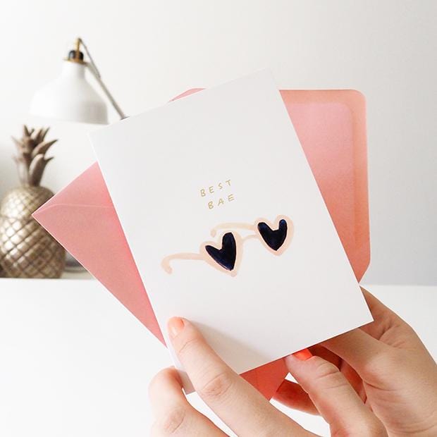 Best Bae Galentines Card