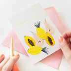 Tropical Fruits Summer Birthday Card