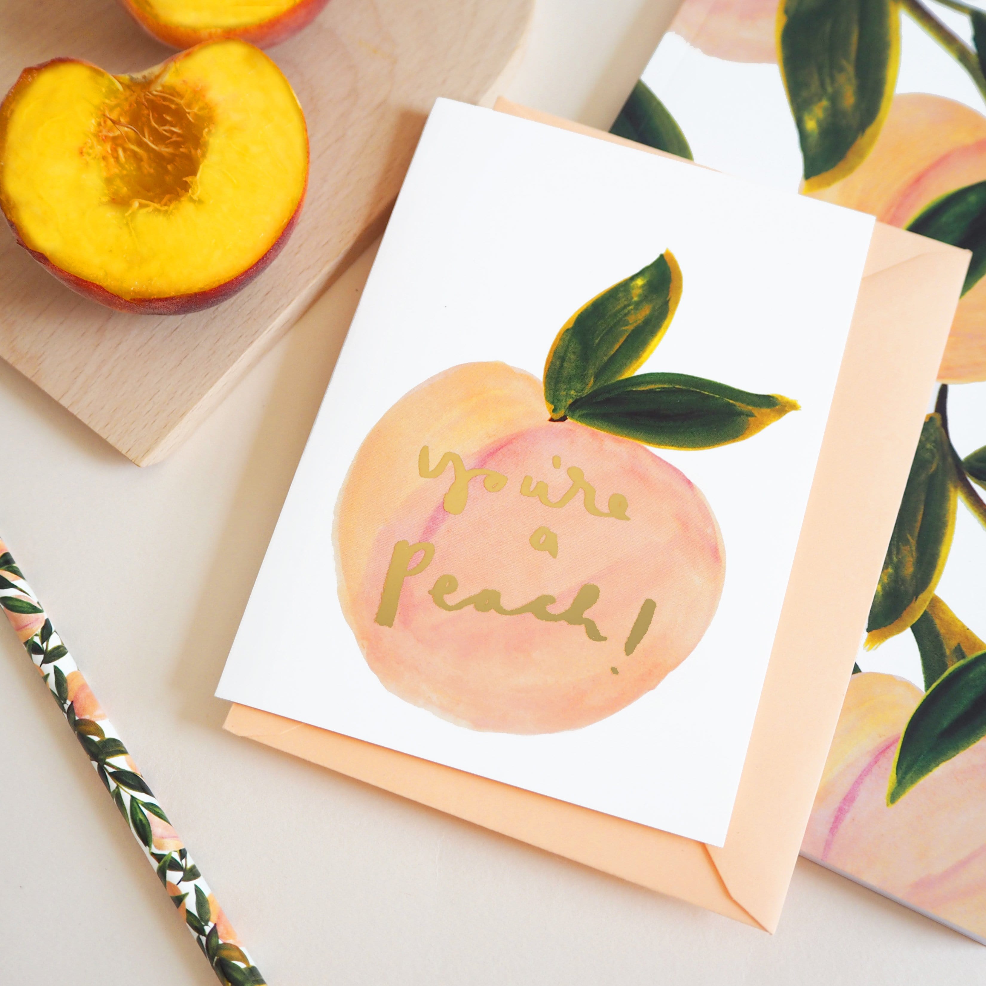 You’re a Peach Greetings Card