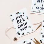 British Bee Birthday Card