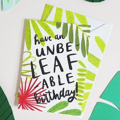 Plant Lady Birthday Card