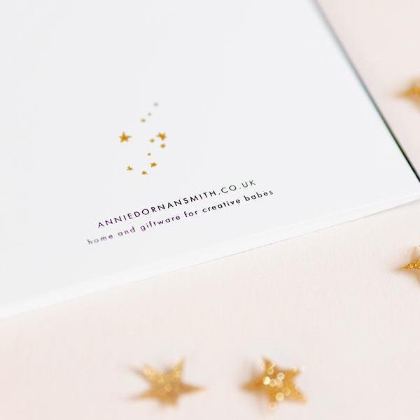 Galaxy Christmas Card - “Brightly Shining”