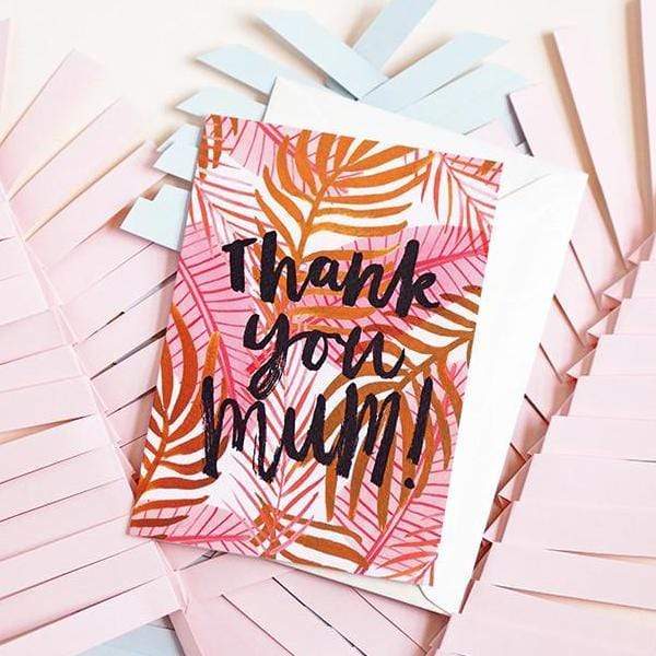 Thank You Mum Plant Card
