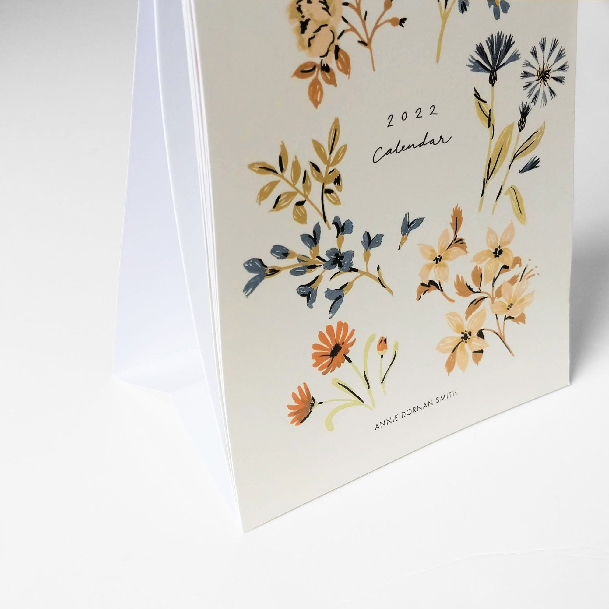 Illustrated Floral Desk Calendar