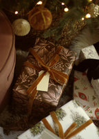 Christmas Nature Pattern Wrapping Paper Sheet