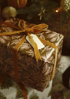 Christmas Nature Pattern Wrapping Paper Sheet