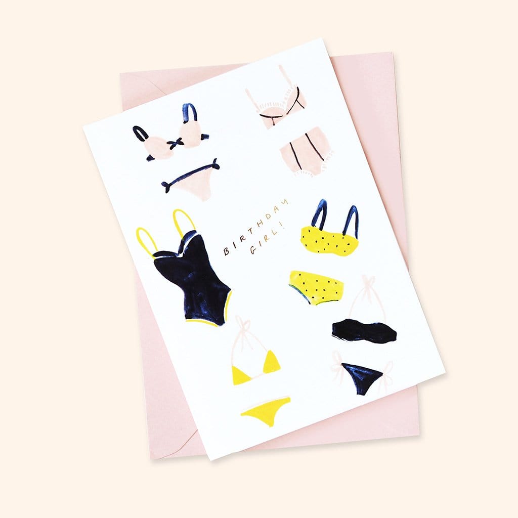 “Birthday Girl!” Summery Birthday Card