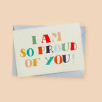 Rainbow Lettering “Proud of You” Card