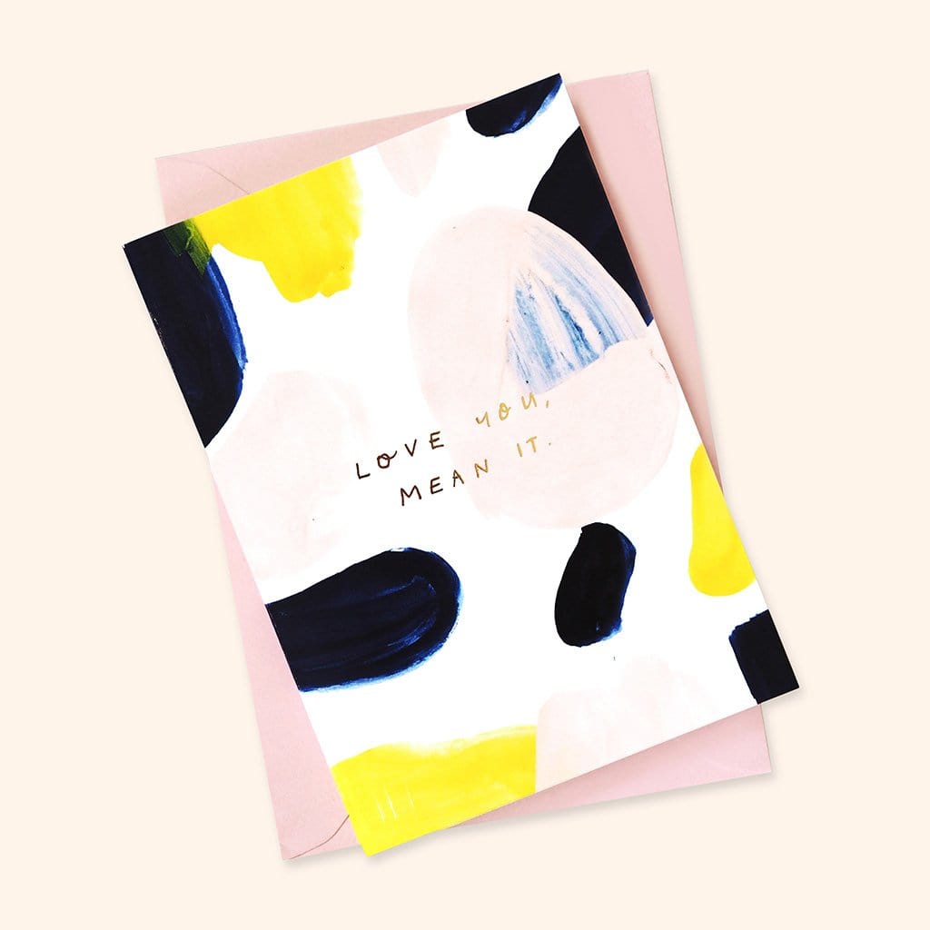 Paint Swatch Valentines Card